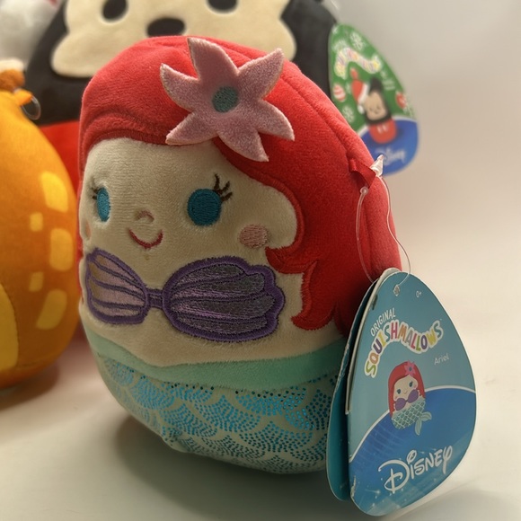 Disney squishmallows mickey ariel bambi lot of 3 - Picture 2 of 7